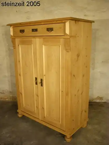 Vertiko Jugendstil Schrank antik Weichholz restauriert um 1900