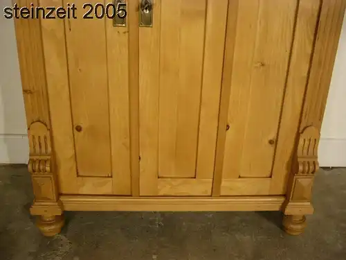 Vertiko antik seltene Form Weichholz Schrank Kommode um 1900 Jhd.