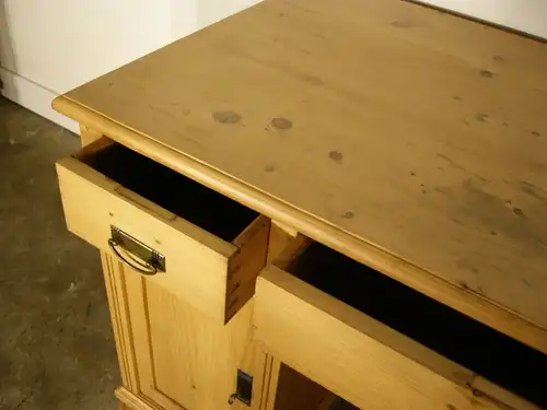 Schreibtisch Sekretär antik Weichholz Jugendstil um 1900