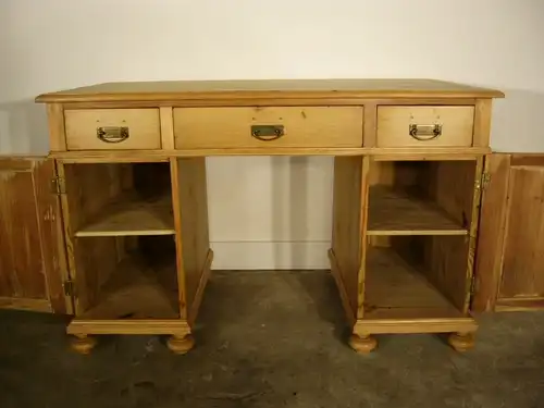 Schreibtisch Sekretär antik Weichholz Jugendstil um 1900