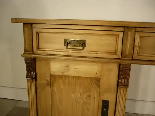 Schreibtisch Weichholz Gründerzeit antik Sekretär Pult um 1900