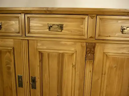 Anrichte Sideboard Weichholz Schrank Ladentheke Highboard im Gründerzeit Stil