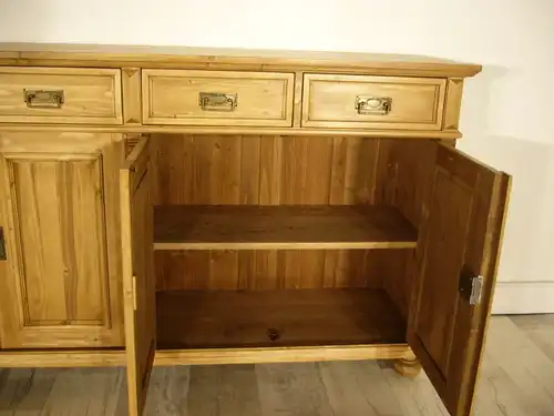 Anrichte Sideboard Weichholz Schrank Ladentheke Highboard im Gründerzeit Stil