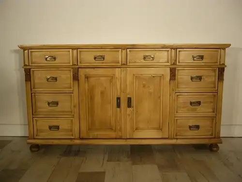 Sideboard Highboard Weichholz Raumteiler Kommode Theke im Gründerzeit Stil