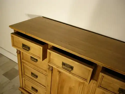 Sideboard Highboard Weichholz Raumteiler Kommode Theke im Gründerzeit Stil