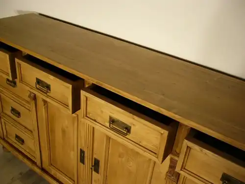 Sideboard Highboard Weichholz Raumteiler Kommode Theke im Gründerzeit Stil