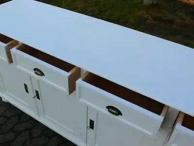 Anrichte Sideboard Landhaus massiv Theke Highboard 10