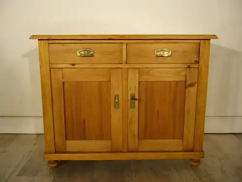 Kommode Jugendstil Weichholz antik Sideboard Schrank um 1900 Jhd.