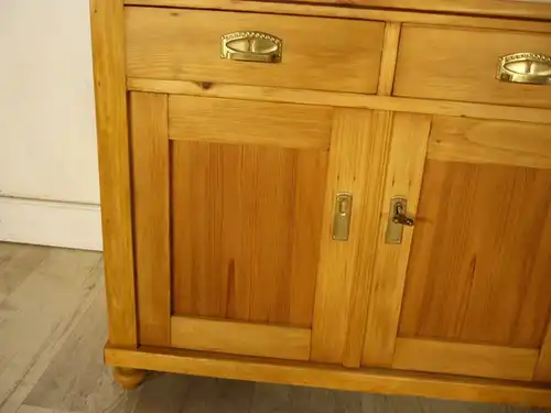 Kommode Jugendstil Weichholz antik Sideboard Schrank um 1900 Jhd.