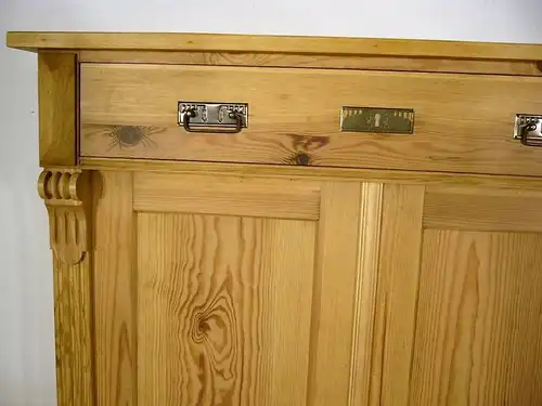 Vertiko Gründerzeit antik Schrank Kommode Weichholz um 1900 Jhd.