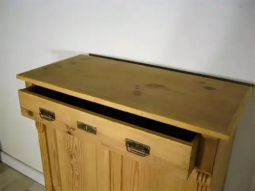 Vertiko Gründerzeit antik Schrank Kommode Weichholz um 1900 Jhd.