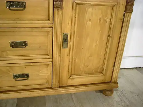 Anrichte Sideboard Weichholz Gründerzeit Stil Schrank Kommode