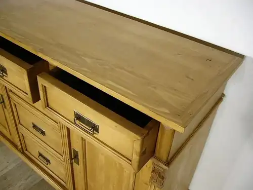 Anrichte Sideboard Weichholz Gründerzeit Stil Schrank Kommode