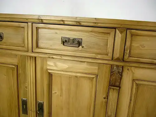 Anrichte Raumteiler Weichholz massiv Sideboard Kommode Gründerzeit Stil