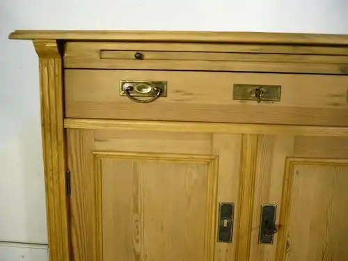 Kommode Jugendstil Anrichte Weichholz Schrank antik um 1900 Jhd.