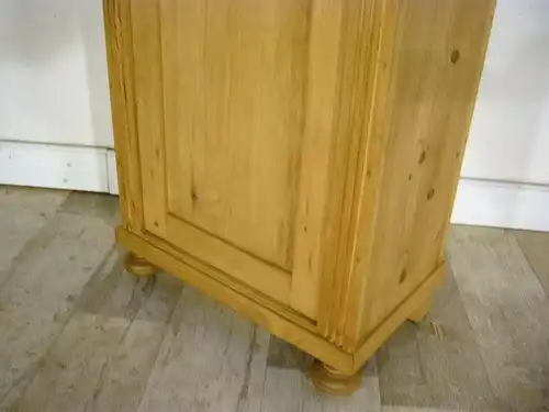 Vertiko Weichholz antik schmal Gründerzeit Schrank um 1900 Jhd.