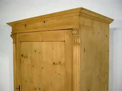 Schrank Gründerzeit Weichholz antik 1 türig um 1900 Jhd.