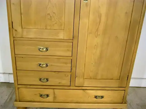 Schrank Jugendstil antik Kommodenschrank Weichholz Jugendstil um 1900 Jhd.