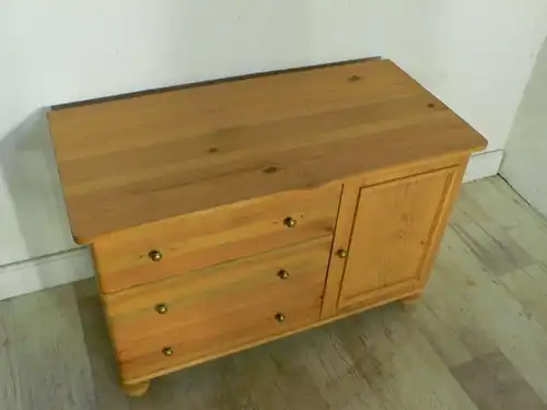 Kommode Jugendstil antik Weichholz Anrichte Schrank um 1900 Jhd.