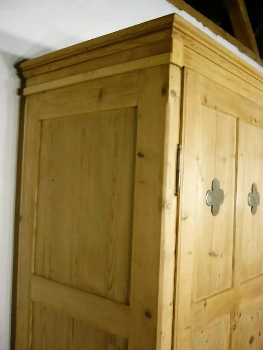 Biedermeier Schrank Weichholz zerlegbar antik gigantisch um 1850 Jhd. 10