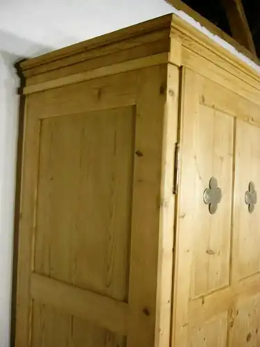 Biedermeier Schrank Weichholz zerlegbar antik gigantisch um 1850 Jhd.