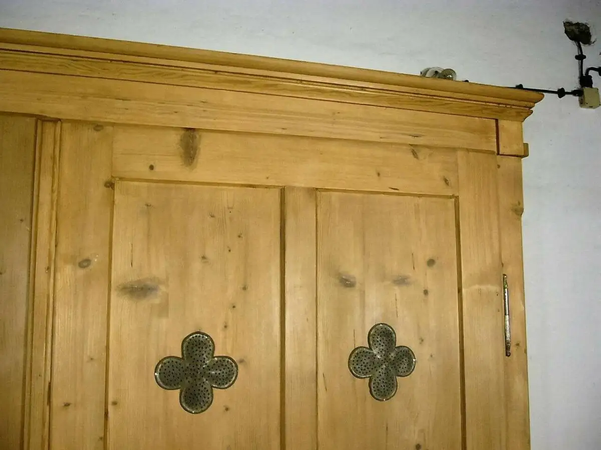 Biedermeier Schrank Weichholz zerlegbar antik gigantisch um 1850 Jhd. 2