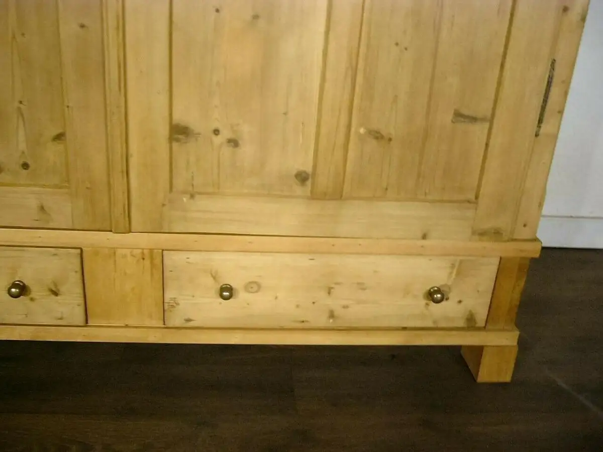 Biedermeier Schrank Weichholz zerlegbar antik gigantisch um 1850 Jhd. 5