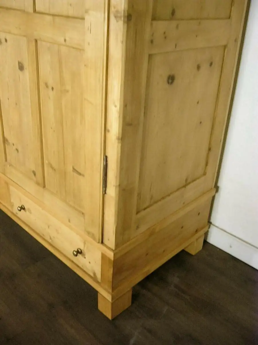 Biedermeier Schrank Weichholz zerlegbar antik gigantisch um 1850 Jhd. 9