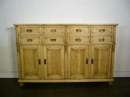 Anrichte Highboard Weichholz im Gründerzeit Stil Kommode