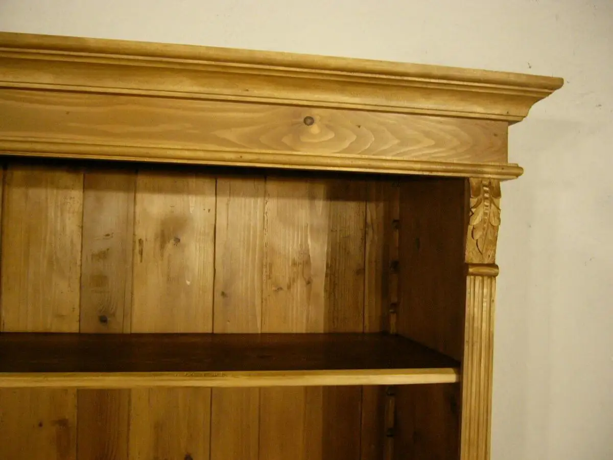 Regal Weichholz antik Jugendstil um 1900 Jhd. Bücherregal 1