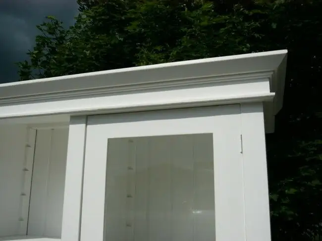 Vitrine Verkaufsvitrine Glas Schrank Sammlervitrine Landhaus 1