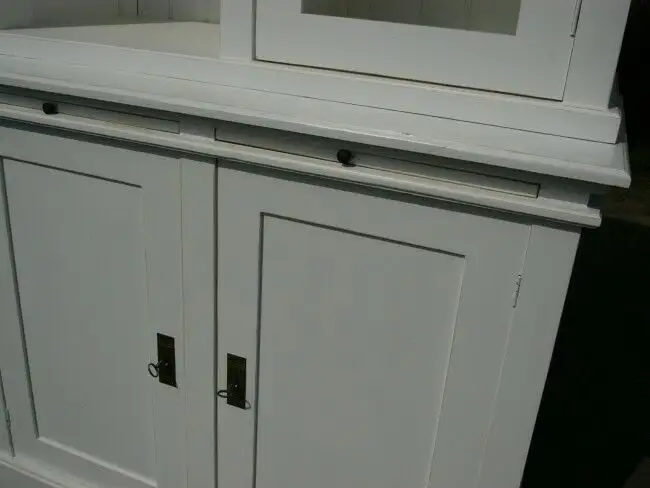 Vitrine Verkaufsvitrine Glas Schrank Sammlervitrine Landhaus 4