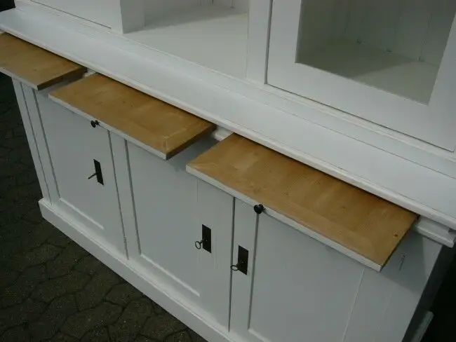 Vitrine Verkaufsvitrine Glas Schrank Sammlervitrine Landhaus 7