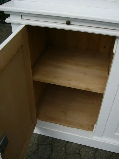 Vitrine Verkaufsvitrine Glas Schrank Sammlervitrine Landhaus 9