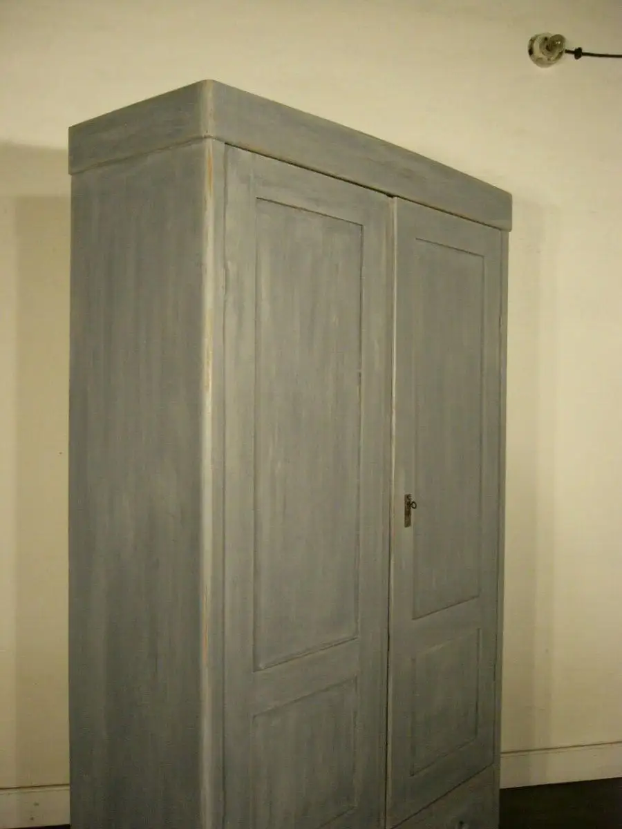 Schrank Jugendstil im Shabby Chic Look restauriert um 1900 Jhd. 11