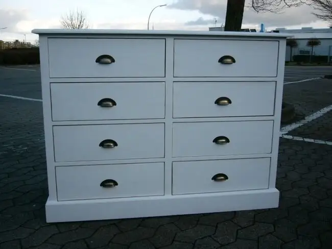 Kommode Apotheker Schrank Schubladenkommode im Shabby Chic 0