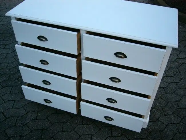 Kommode Apotheker Schrank Schubladenkommode im Shabby Chic 1