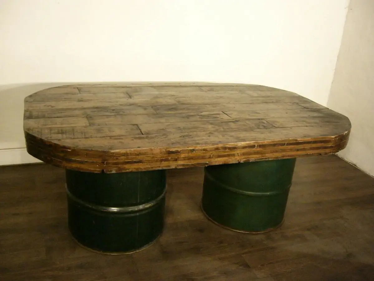 Tisch alt Kneipentisch super selten original Industrie Style um 1950 Jhd. 1