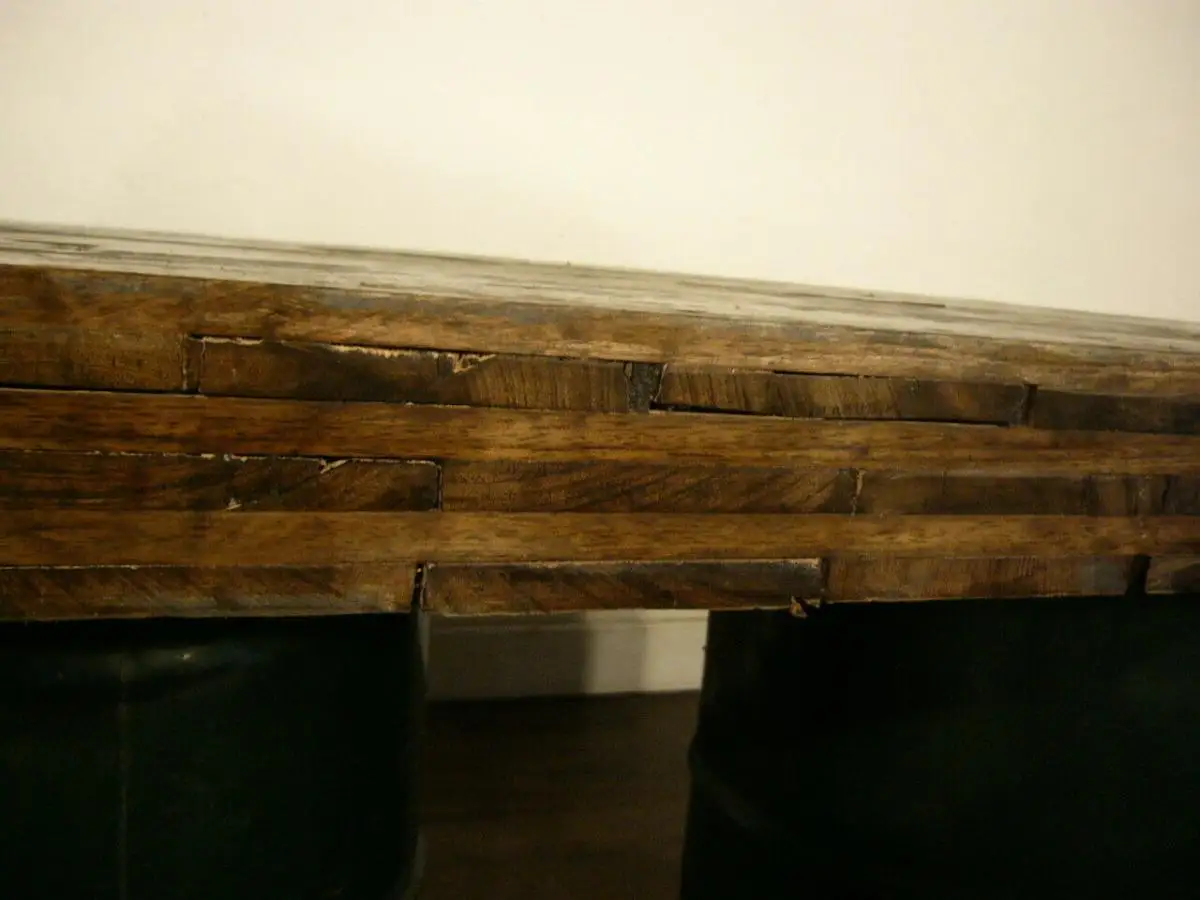 Tisch alt Kneipentisch super selten original Industrie Style um 1950 Jhd. 3