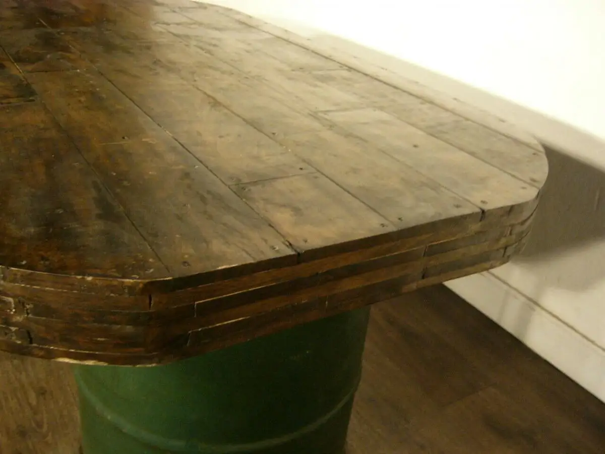 Tisch alt Kneipentisch super selten original Industrie Style um 1950 Jhd. 6