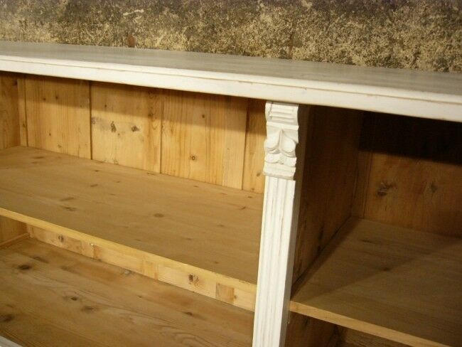 Anrichte Sideboard Aktenschrank Shabby Look auf Rollen weiß Nr