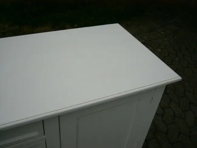 Anrichte Sideboard Landhaus Laden Kommode Highboard weiß 1