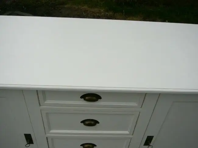Anrichte Sideboard Landhaus Laden Kommode Highboard weiß 2