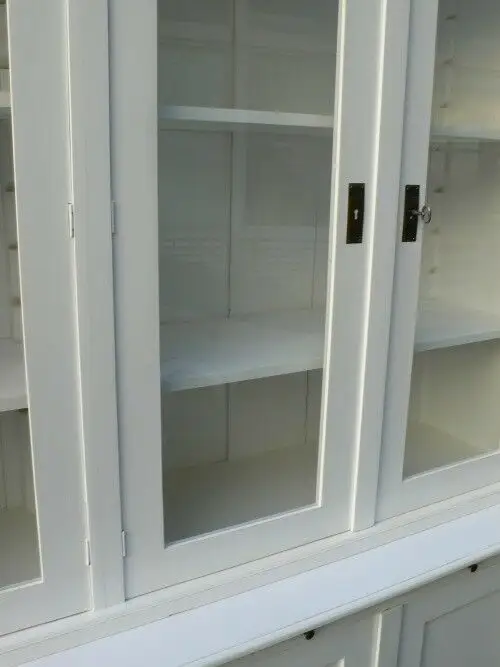 Ladenvitrine Ladenwand Vitrine Vitrinenschrank Schrank weiß 6