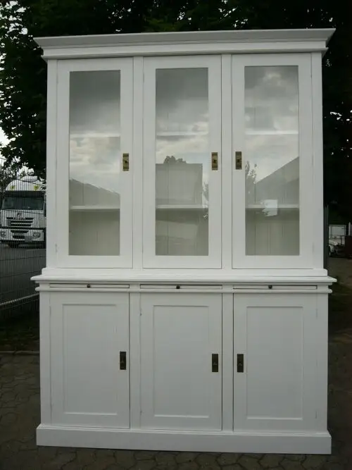 Vitrine Aufsatzvitrine Kommode Schrank im Shabby Look Fantastisch 0