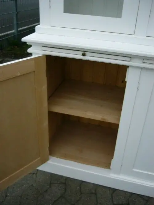 Vitrine Aufsatzvitrine Kommode Schrank im Shabby Look Fantastisch 3