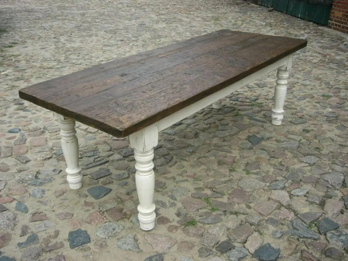 Tisch Gesindetisch antik aus Kloster Gründerzeit antik um 1880 Jhd. 2