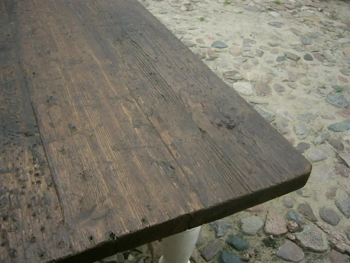 Tisch Gesindetisch antik aus Kloster Gründerzeit antik um 1880 Jhd. 3