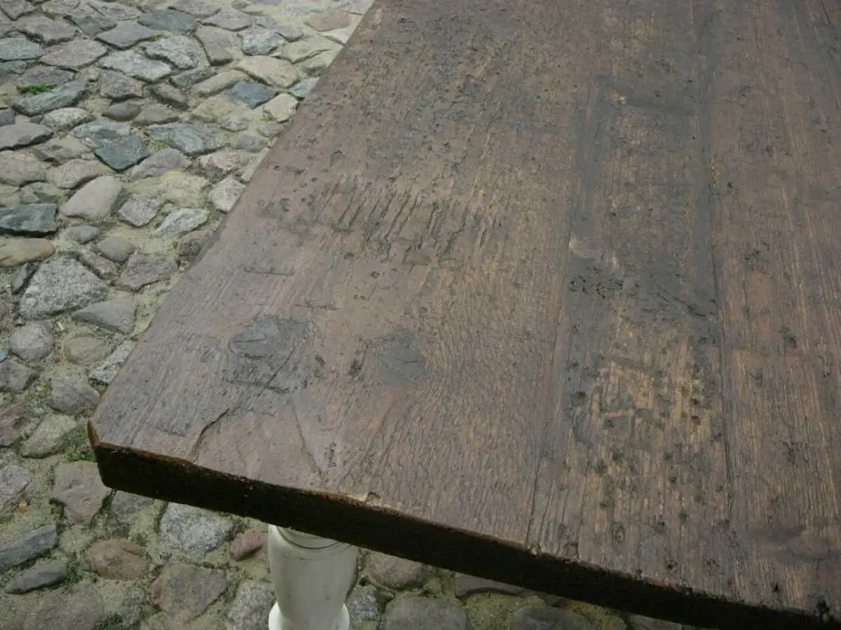 Tisch Gesindetisch antik aus Kloster Gründerzeit antik um 1880 Jhd. 4