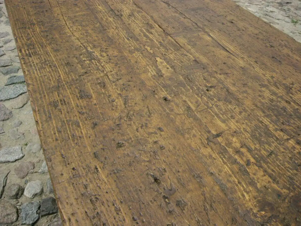 Tisch Klostertisch antik sehr selten Weichholz lang restauriert um 1850 Jhd. 10